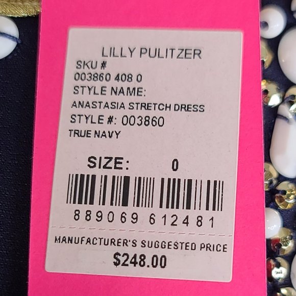 Lilly Pulitzer Anastasia Stretch Embellished Dress - Picture 11 of 14